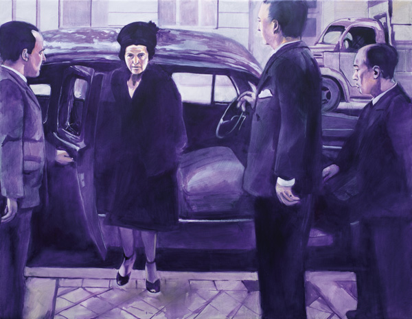 Eine arrivierte Frau. 2013. Öl auf Leinwand. 125x95cm