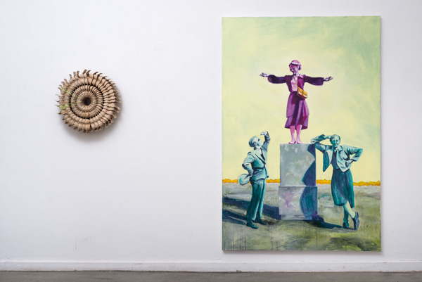 Eiloser Zyklus und Die Anbetung. 2013. Öl auf Leinwand. 135x200cm