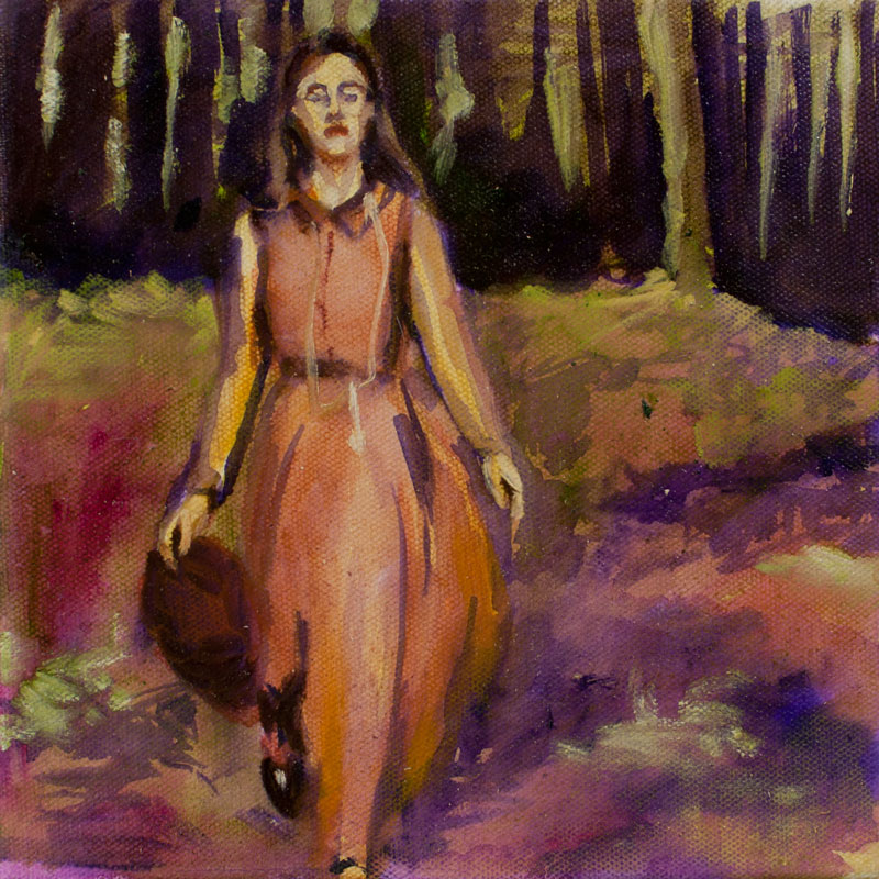 Mademoiselle IV 20x20cm