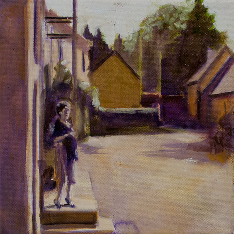 Mademoiselle IX 20x20cm